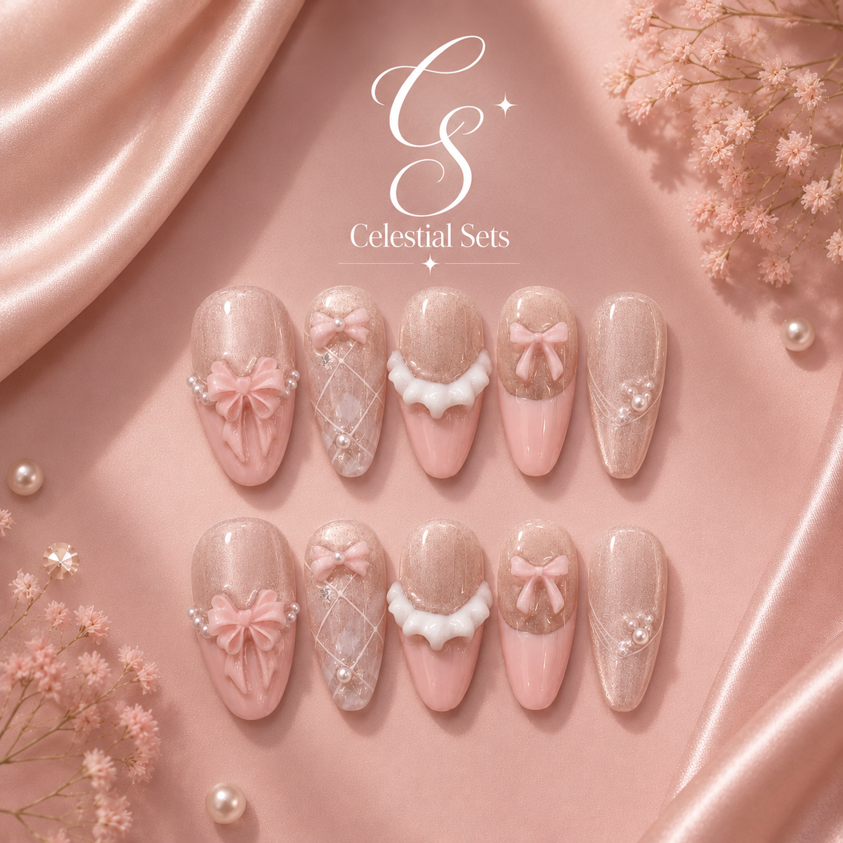 Rosé Ribbon Atelier Set